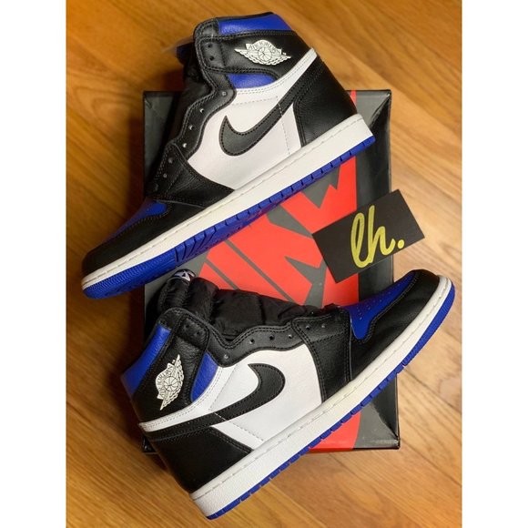 Sz 8 Air Jordan 1 Retro High "Royal Toe" - Picture 6 of 6